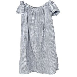 Cloth & Stone Stripe Off The Shoulder Dress H14